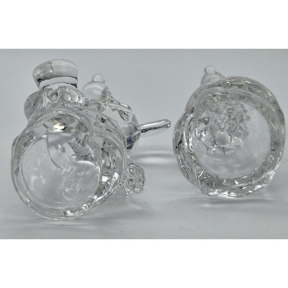 Lenox Mickey Minnie Mouse Crystal Salt Pepper Shakers Made Germany - Picture 9 of 12